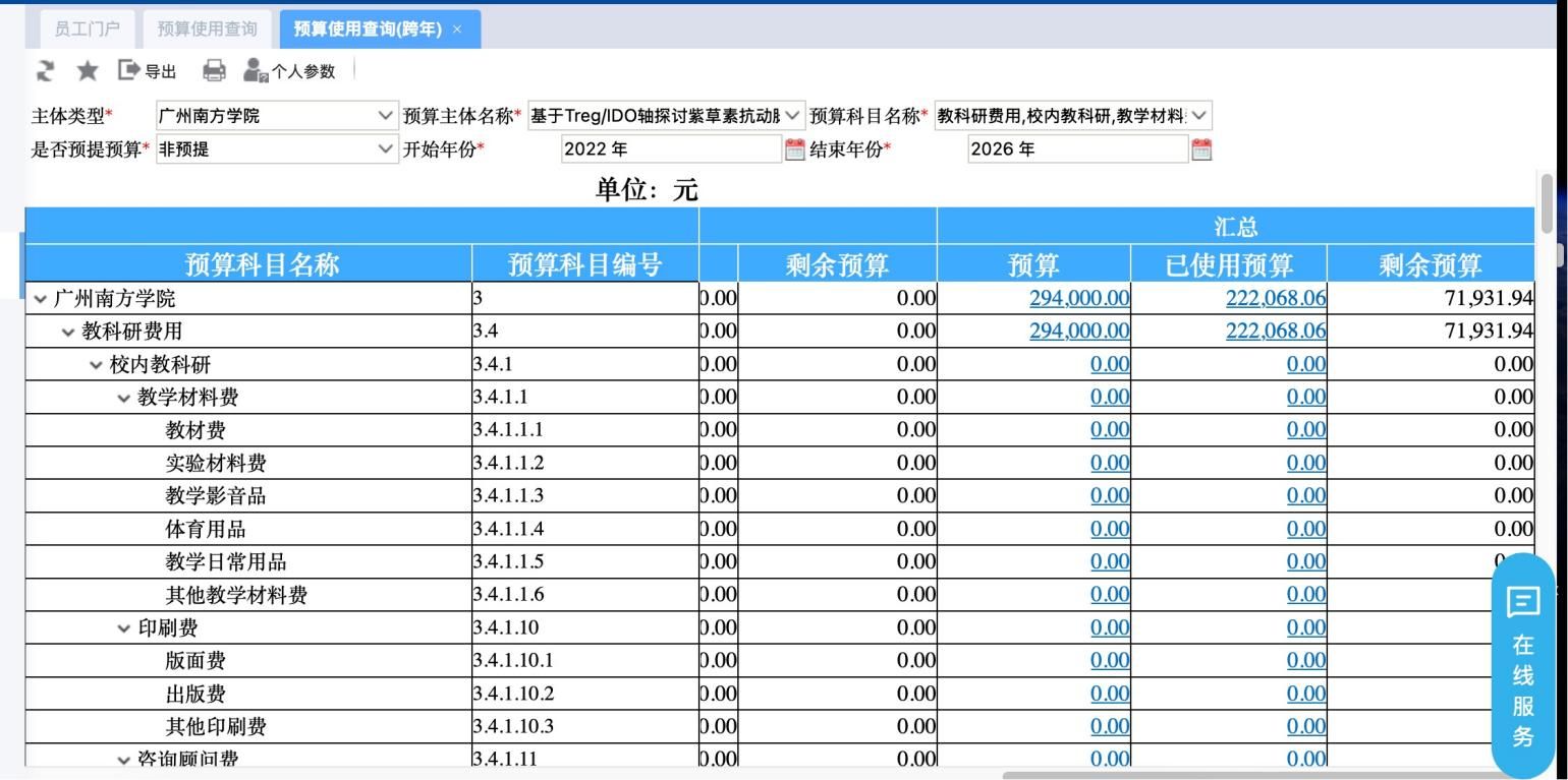 曾巧煌国自科项目经费使用情况
